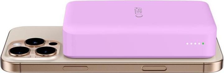 Actual product image Tech-Protect Powerbank PB12 LifeMag MagSafe 20000MAH - purple (20000 mAh, 15 W)