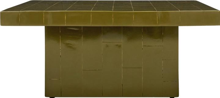 House Doctor Coffee table, HDBrick, Green (100 x 100 x 15 cm)