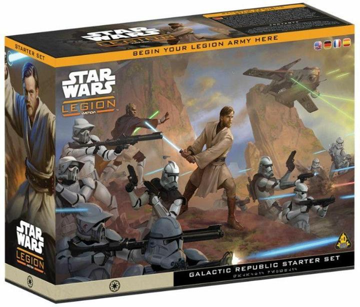 Image du produit Atomic Mass Games Sw Legion Galactic Republic Starter Set (Base) (Fr-De-En-Es) (Allemand, Anglais, Espagnol, Français, 2 Joueur)