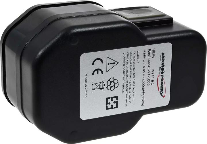 Image du produit AccuCell Akku für Werkzeug Milwaukee B14.4 14,4V 2500mAh (14.4 V)