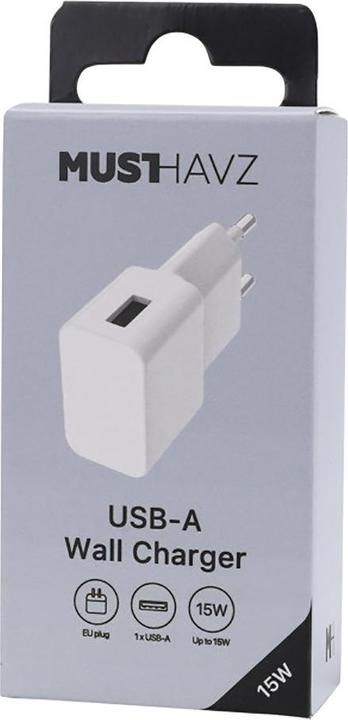 Produktbild Musthavz Kompaktes USB Schnellladegerät 15W (15 W)