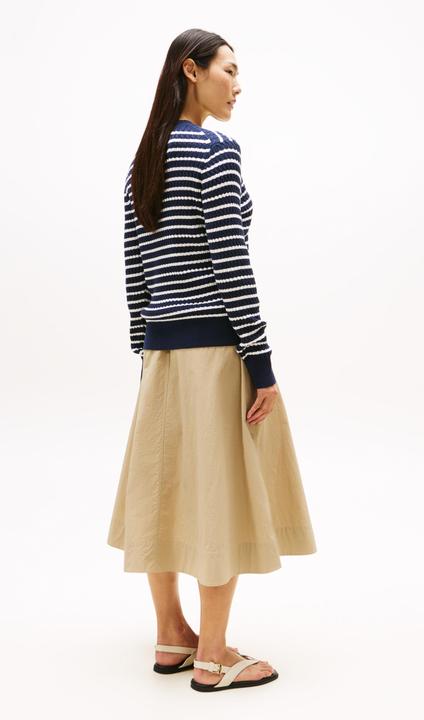 Produktbild Tommy Hilfiger Co Cable Fine Gg C-Nk Ls Swt (M)