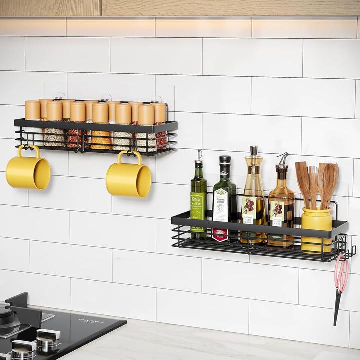 Produktbild 2er-Set Duschablage mit Haken