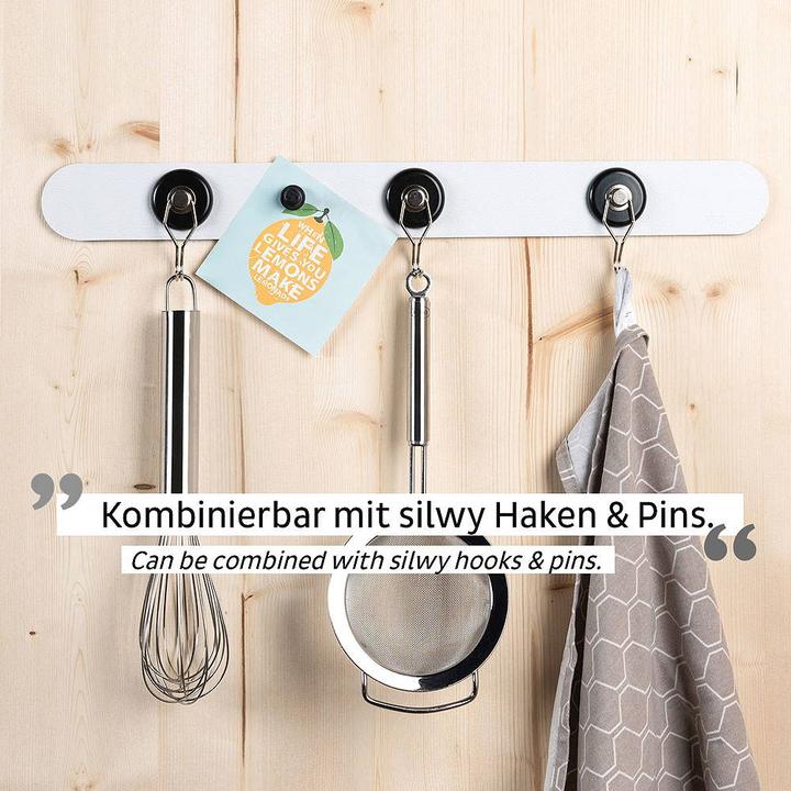 Actual product image Silwy Metal bar for glasses 50 cm