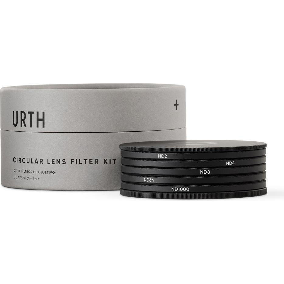 Urth 58mm ND2, ND4, ND8, ND64, ND1000 Lens Filter Kit (Plus+) (ND- / Grauverlauffilter), Objektivfilter