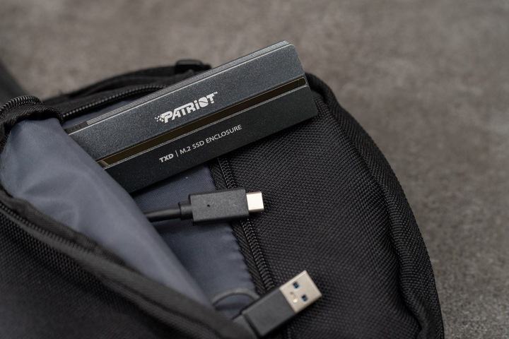 Image du produit Patriot TXD externí box USB 3.2 M.2 Gen2 NVMe SSD (M.2 2242, M.2 2230, M.2 2280, M.2 2260)