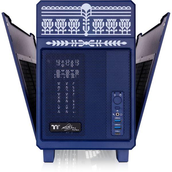 Actual product image Thermaltake TR100 Koralie Edition Cobalt Blue (Mini-ITX)