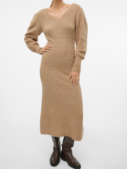 Immagine prodotto Vero Moda VMANGALINA Abito lungo in maglia (XL)