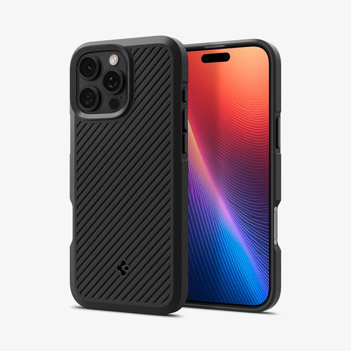 Produktbild Spigen Core Armor iPhone 16 Pro czarny/matte black ACS08157 (Apple iPhone 16 Pro)
