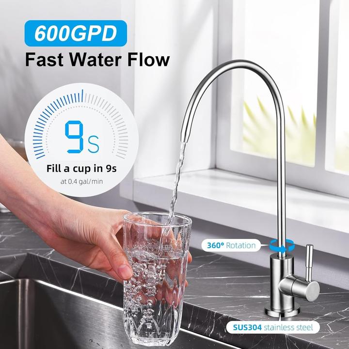 Produktbild Ibergrif Under-Sink Reverse Osmosis System, 5-Stage Filtration, Reduces TDS and PFAS, Fast Installation