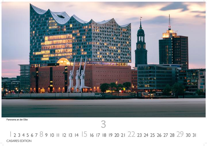 Actual product image Hamburg Kalender 2026 - Wandkalender | Fotokalender Deutschland 24x35cm | mit stimmungsvollen M (24x35cm)