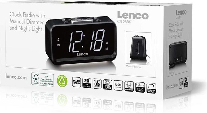Actual product image Lenco Uhrenradio