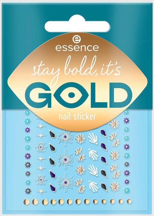 essence Nail Stickers Stay Bold. It's Gold - Nail Decorations (Nail glue, Transparent)