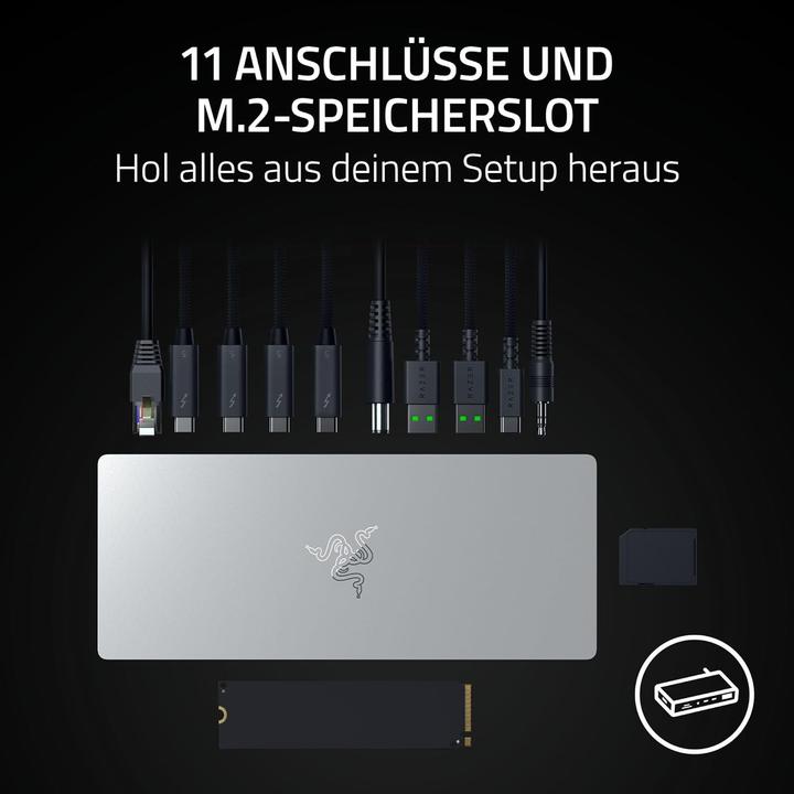 Actual product image Razer Thunderbolt 5 Dock (10 ports)