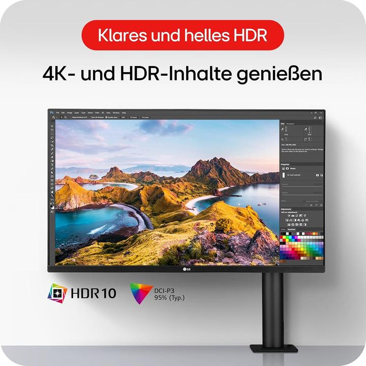 Produktbild LG UltraFine 32UN880K-B (3840 x 2160 Pixel, 32")