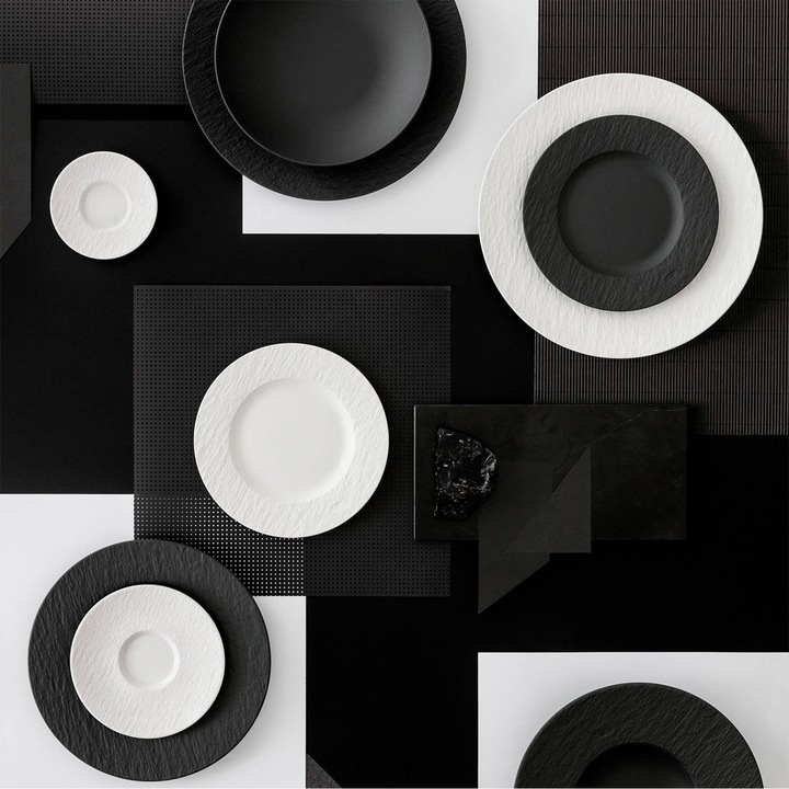 Actual product image Villeroy & Boch Frühstücksteller Manufacture Rock blanc (1 x, 22 cm)