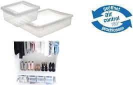 Produktbild keeeper Aufbewahrungsbox "bea", 52 Liter, PP, transparent (52 l)