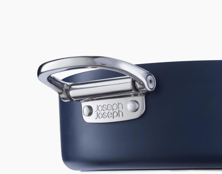Actual product image Joseph Joseph Space casserole with folding handles D28cm (28 cm, Casserole + Stewpot, Aluminium)
