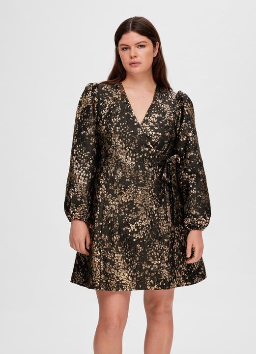 Produktbild Selected Femme Metallic Jacquard Minikleid (38)