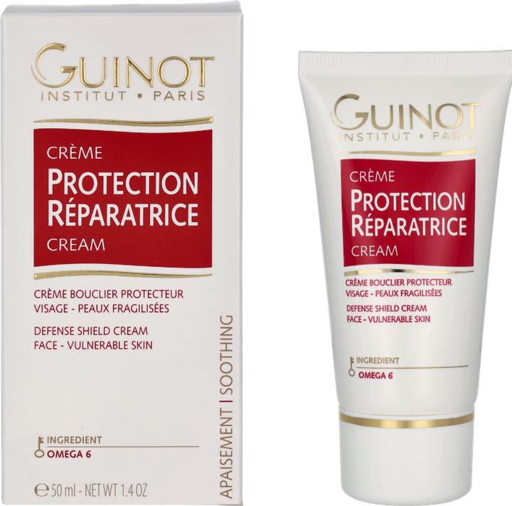 Actual product image Guinot Creme Protection Reparatrice Face Cream 50ml (Facial cleansing wipes, 50 ml)