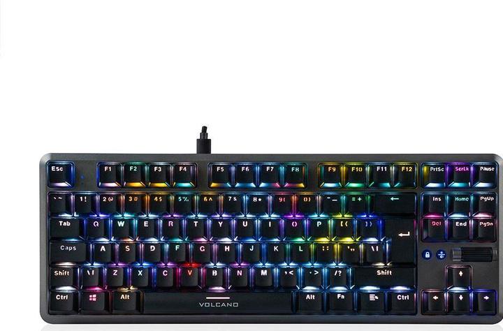 Actual product image Modecom VOLCANO LANPARTY 2 RGB Keyboard USB (US, Cable)