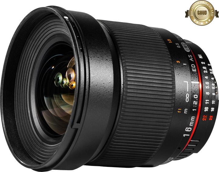 Immagine prodotto Samyang MF 16mm f/2.0 ED AS UMC CS Canon M (Canon EF-M, APS-C / DX)