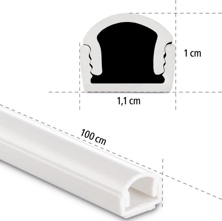 Image du produit Hama Chemin de câbles (Conduit, 100 cm)