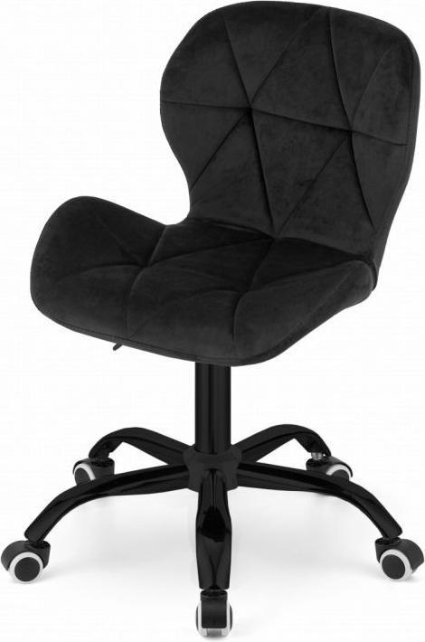 Immagine prodotto Leobert Drehbarer Bürostuhl mit breiter Rückenlehne, schwarzer Samt