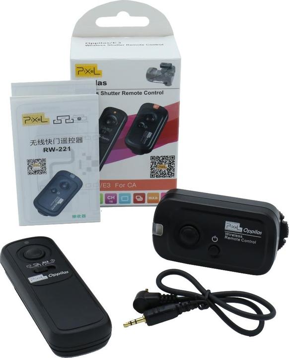 Image du produit Pixel Déclencheur à distance sans fil RW-221/E3 Oppilas pour Canon (Funk)