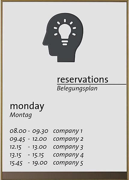 Moedel MADRID Bronze Line™ directory, A4 portrait, HxW 299.5 x 212.5 mm, light bronze.