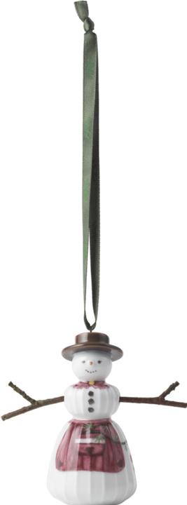 Actual product image Kähler Hammershoi Jul decorative figure hanging snow woman
