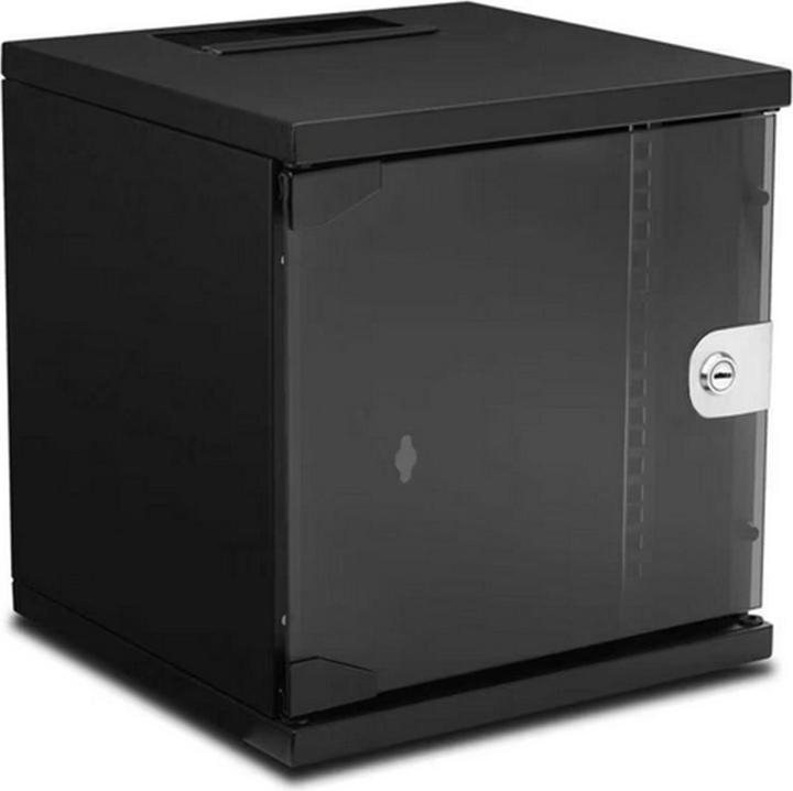 Produktbild Wirewin Wandschrank WCAB 10 312X300X6U 10" / 6HE / Schwarz (6 HE, 10 Zoll Rack)
