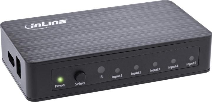 Produktbild InLine ® HDMI Switch, 5-fach, 4K2K@60Hz, HDCP 2.2