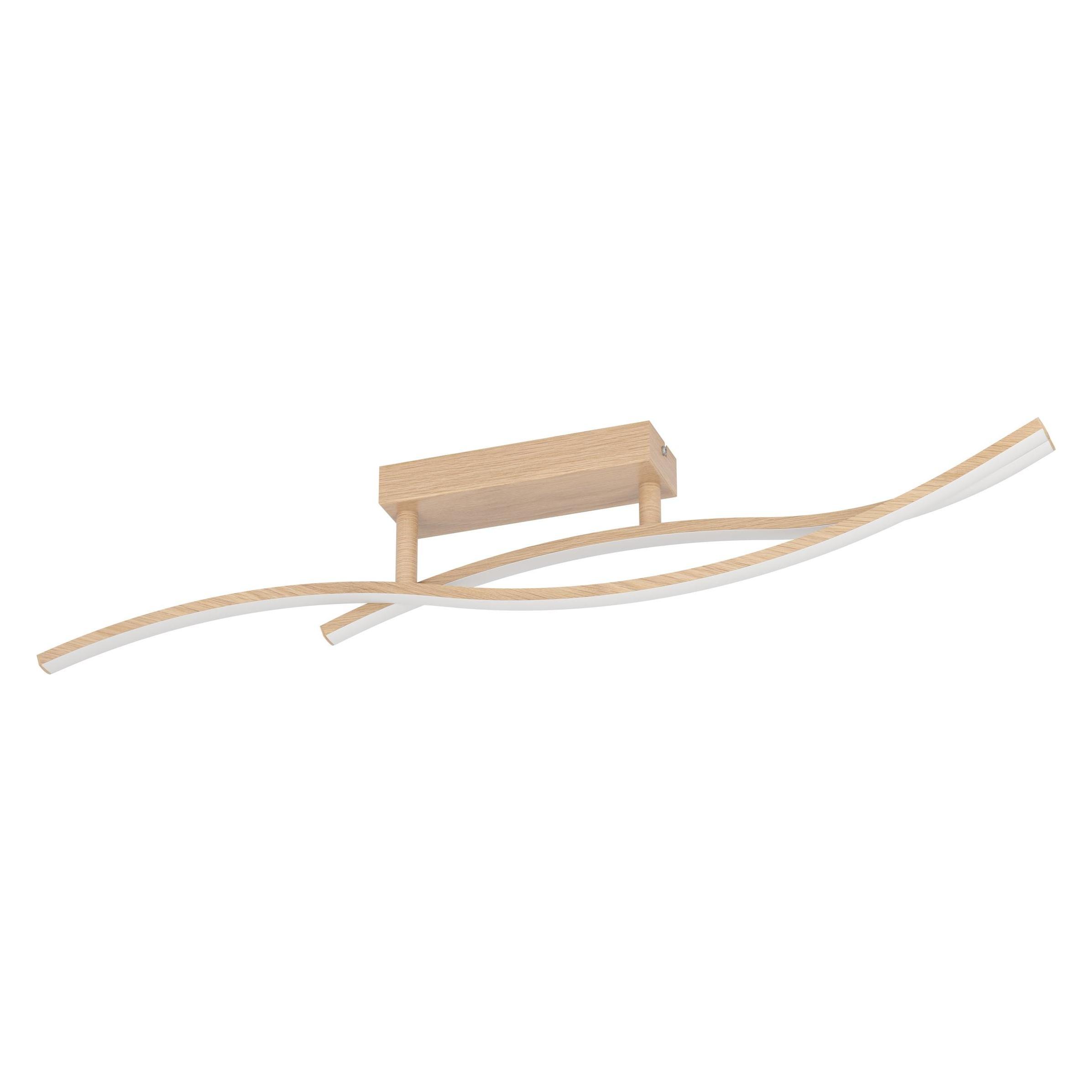 Eglo Deckenleuchte "Grisolia Deckenlampe, Wohnzimmerlampe, Metall Und Kunststoff, Lampe" Led-Modul 1 Stk. Neutralweiß Wand-/Deckenleuchte - L85 X B6