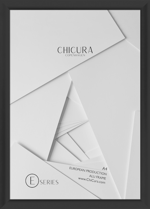 Image du produit ChiCura Alu Frame E - A4 - Noir - Verre (A4)