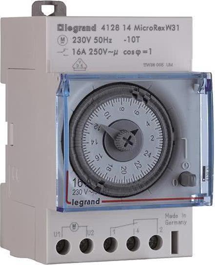 Actual product image Legrand MicroRex W31 230V 50Hz 412814 Weekly timer,syn.