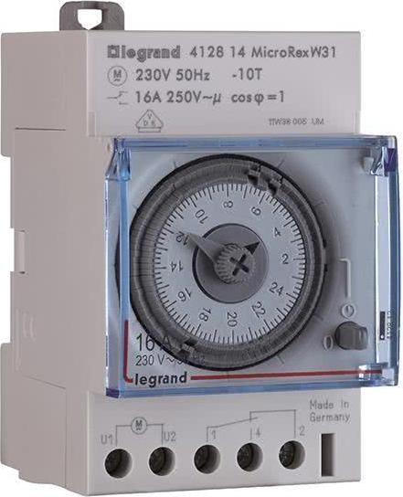 Actual product image Legrand MicroRex W31 230V 50Hz 412814 Weekly timer,syn.