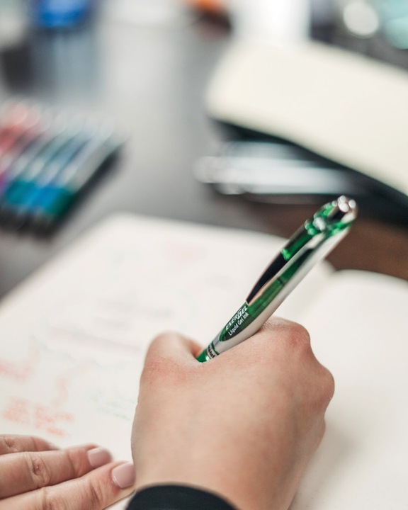 Image du produit Pentel Stylo-gel EnerGel Xm (Vert, Argent, 1 x)