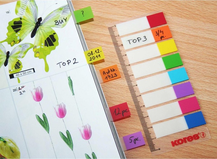 Produktbild Kores Notes Index (12 x 45 mm)