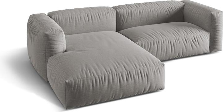 Image du produit Micadoni Canapé D'Angle Gauche Modulaire, "Martina", 2 Places, 283x176x75 Fabriqué en Europe (Canapé modulaire, Canapé d'angle)