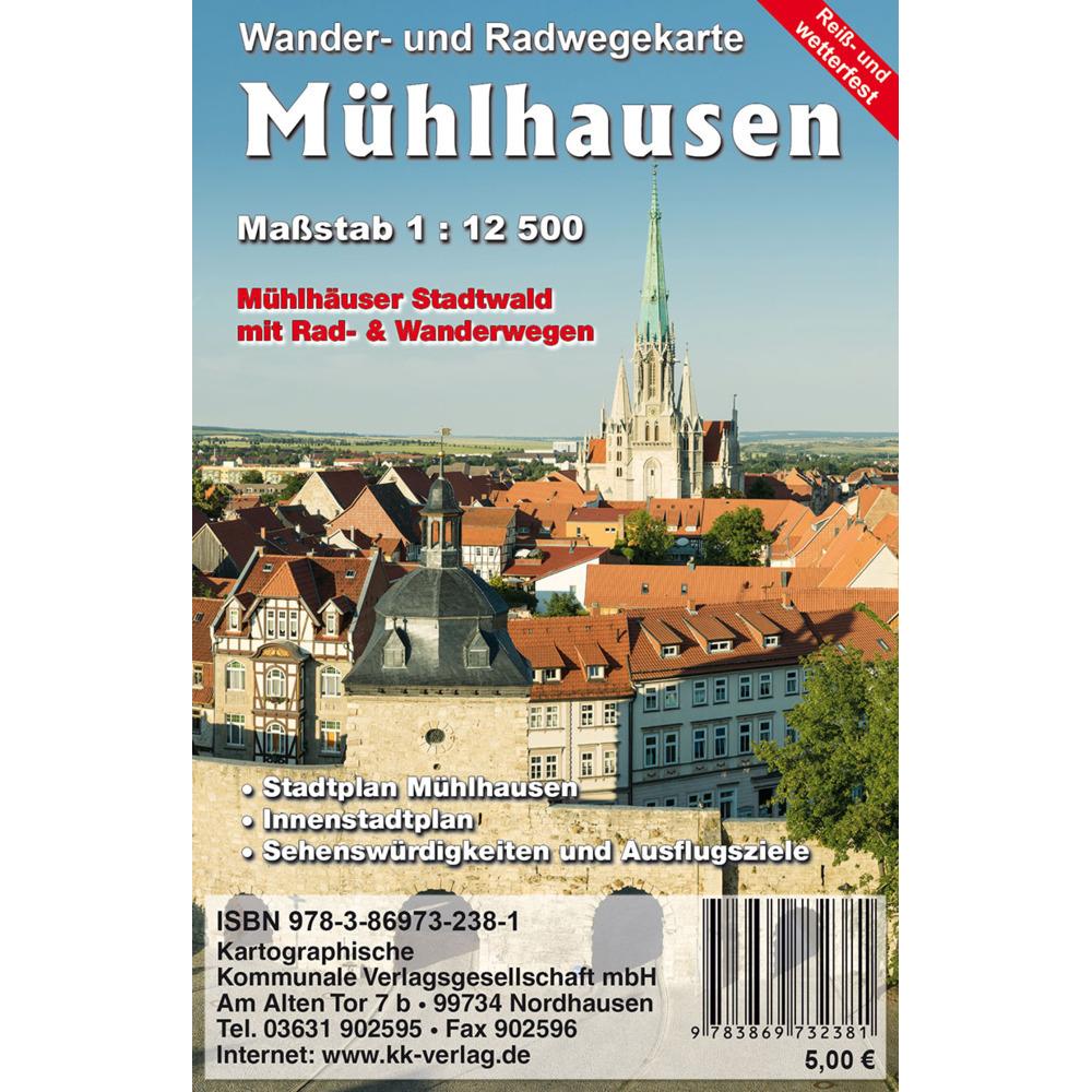 Mühlhausen, Landkarte