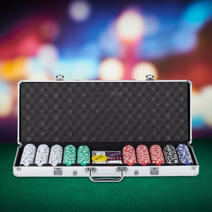 Actual product image Relaxdays Poker Case (Multilingual)