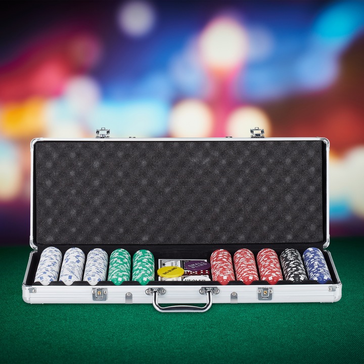 Immagine prodotto Relaxdays Valigetta poker (Multilingue)