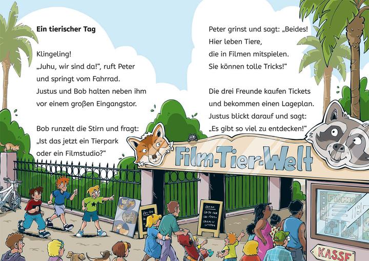 Produktbild Kosmos Die drei??? Kids, Bücherhelde 1. Klasse, Diebe im Tierpark (Deutsch, Anne Scheller, 2025)