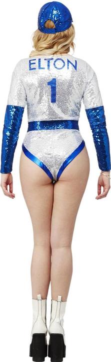 Actual product image Elton John Womens/Ladies Deluxe Sequins Baseball Costume Set (40)