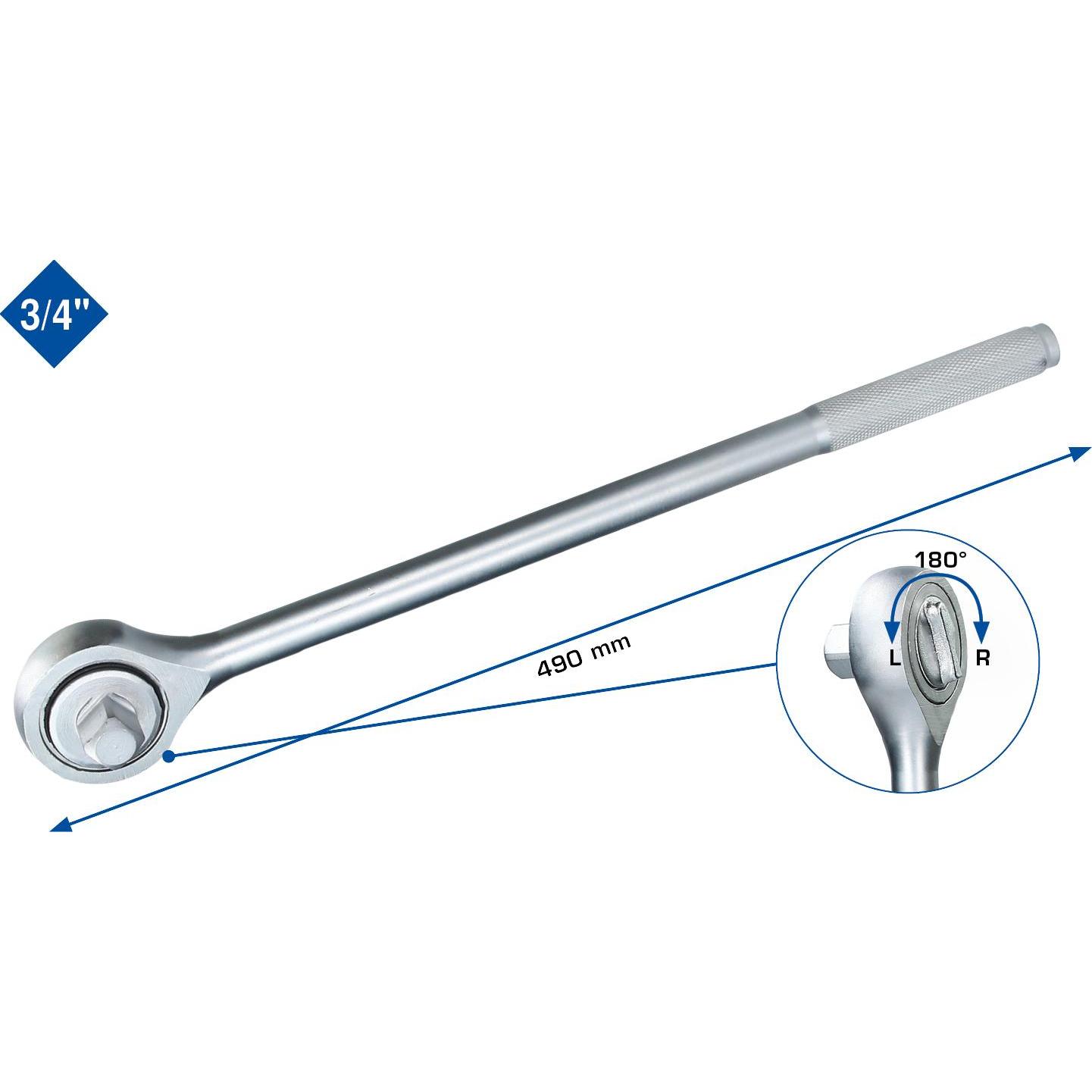Brilliant Tools, Ratsche, BT025900 (3/4")
