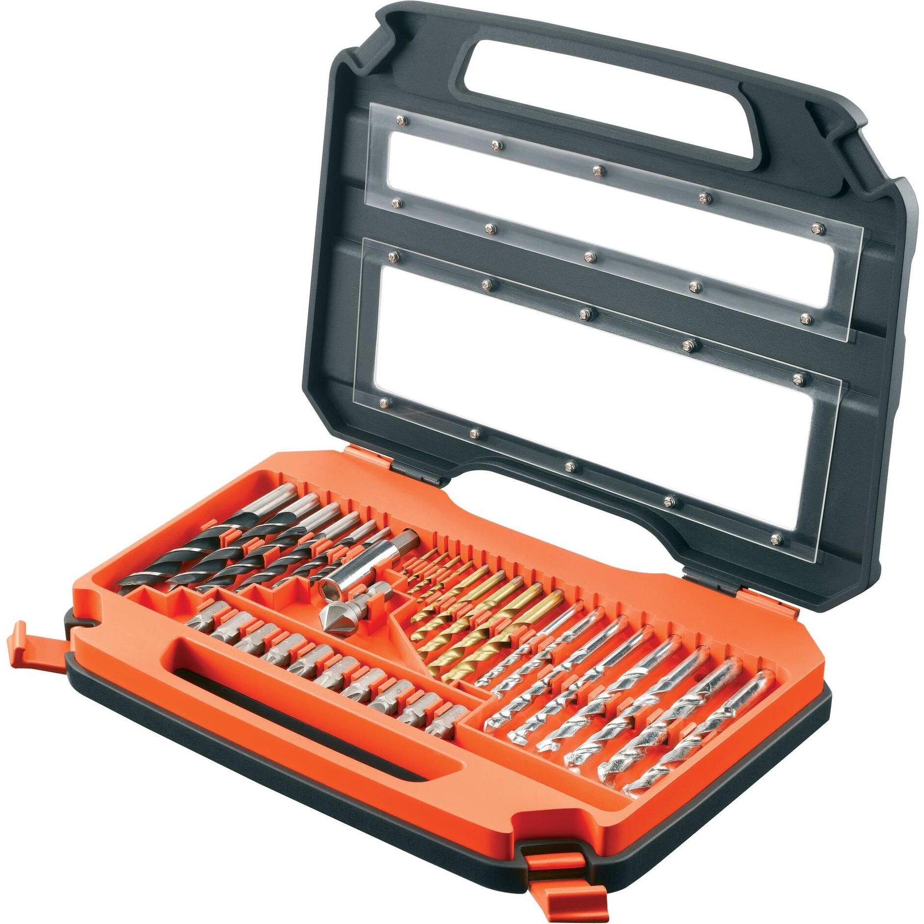 Black & Decker, Bohrereinsatz, Schrauberbitund Bohrset A7231XJ (8 mm)