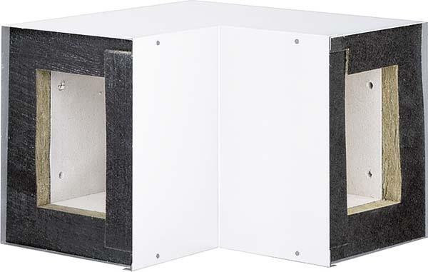 Produktbild Hager TEH L69619010 Inneneck FWK 90 E90/E30 100x160 reinweiÃ (10.30 cm)