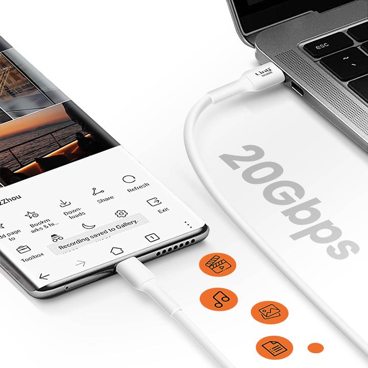Image du produit LinQ TPC9999 Câble USB / USB-C (1.50 m, USB 3.2 Gen 1, 100 W)