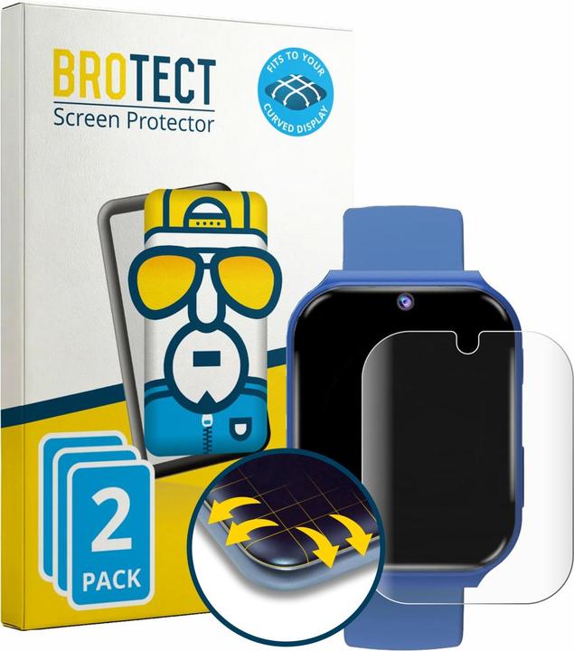 Produktbild BROTECT Fullscreen für Tzzulsx B0G12RCS52 Schutzfolie Displayschutz Folie Klar Transparent